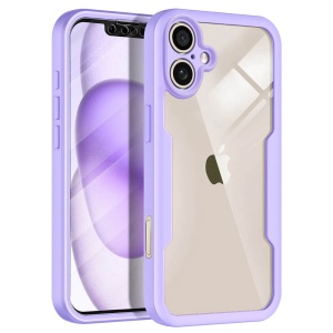 Husa iPhone 17 ColorVerse 360 + Screen Protector transparenta/ mov - Img 1