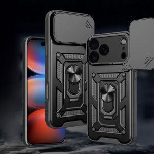 Husa iPhone 17 Pro CamShield Case albastra - Img 3