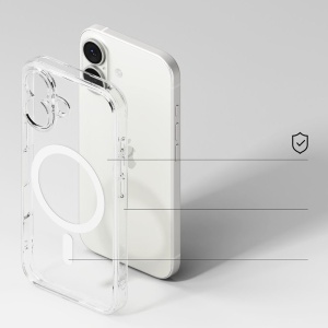 Husa iPhone 17 Ringke Fusion Magnetic Magsafe transparenta - Img 5