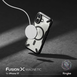 Husa iPhone 17 Ringke Fusion X Magsafe Black - Img 6