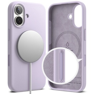 Husa iPhone 17 Ringke Silicone Magnetic Magsafe Mov - Img 2