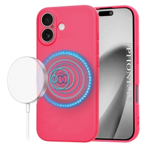 Husa iPhone 17 SoftFlex Magsafe roz - Img 1