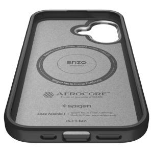 Husa iPhone 17 Spigen Enzo Aramid "T" MagSafe black/silver - Img 9