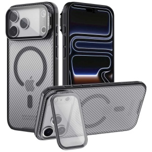 Husă iPhone 18 Pro Max - Nillkin CamShield Prop Magnetic - Transparent Black - Img 7