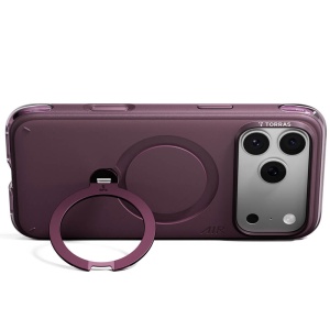 Husa iPhone 18 Pro Max si iPhone 17 Pro Max Torras Ostand Q3 Air Essential MagSafe, Stand rotativ 360°, Mov - Img 2
