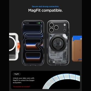 Husă iPhone 18 Pro Max - Spigen - Ultra Hybrid MagSafe - Zero One Black - Img 4