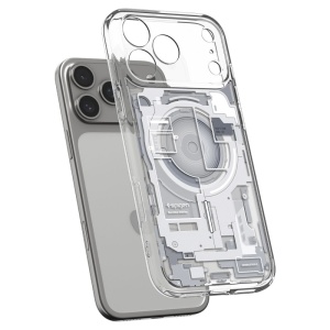 Husă iPhone 18 Pro Max - Spigen - Ultra Hybrid MagSafe - Zero One White - Img 9
