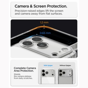 Husă iPhone 18 Pro Max - Spigen - Ultra Hybrid T MagSafe - Glossy White - Img 2