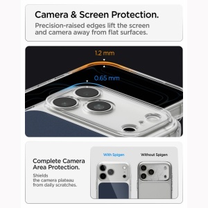 Husă iPhone 18 Pro Max - Spigen - Ultra Hybrid T MagSafe - Matte Blue - Img 3