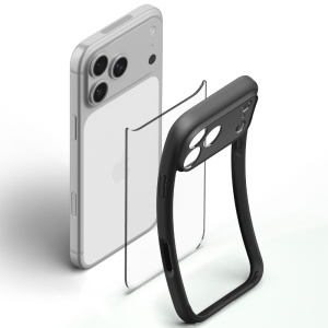 Husă iPhone 18 Pro Max transparentă Spigen Ultra Hybrid - Matte Black - Img 9