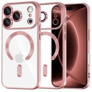 Husă iPhone 18 Pro - Techsuit Luxury Crystal - Roz