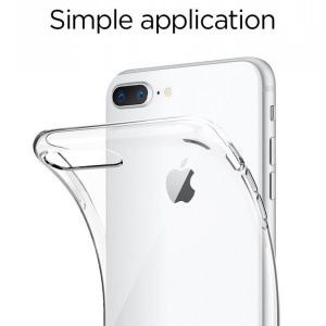 Husa Iphone 7/8 PLUS -Spigen Liquid Crystal -Crystal Clear - Img 4