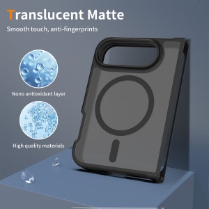 Husa iPhone Duo Techsuit PureFrost MagSafe Frosted Black - Img 7