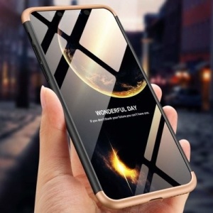 Husa Iphone XS MAX-GKK -Negru cu Auriu - Img 4