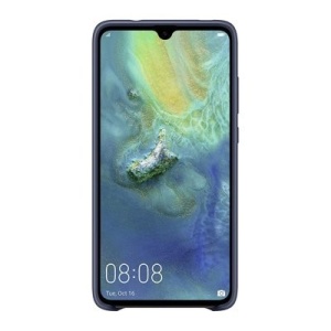 Husa originala Huawei Mate 20 -Huawei Silicone Case Soft Flexible Rubber-Light blue - Img 2