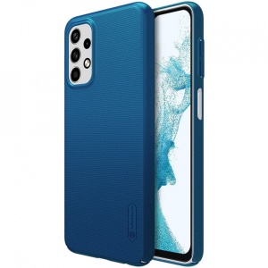 Husa Samsung Galaxy A23 4G/ 5G -Nillkin Super Frosted Shield Case Albastra - Img 1
