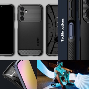 Husa Samsung Galaxy A25 5G Spigen Rugged Armor Neagra - Img 7