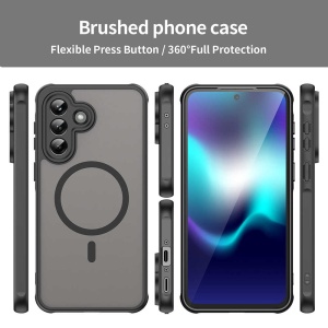 Husă Samsung Galaxy A37 5G Techsuit HaloFrost II MagSafe Neagră - Img 5