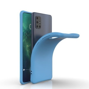 Husa Samsung Galaxy A51 -Soft Color Case flexible gel-albastra - Img 3