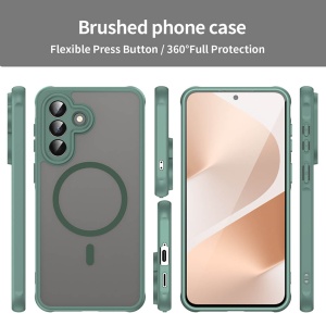 Husa Samsung Galaxy A57 HaloFrost Magsafe verde - Img 5