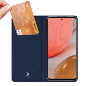 Husa Samsung Galaxy A72 5G -Dux Ducis Skin Pro Bookcase-Albastra - Img 7
