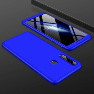 Husa Samsung Galaxy A9 -GKK 360 Front and Back Case Full Body Cover Albastra - Img 4