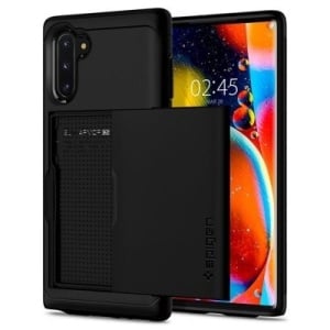 Husa Samsung Galaxy Note 10-Spigen Slim Armor CS Neagra - Img 1