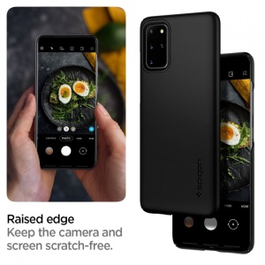 Husa Samsung Galaxy S20 Plus- Spigen Thin Fit -Black - Img 7