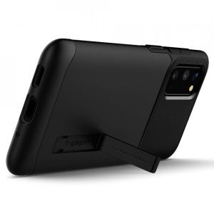 Husa Samsung Galaxy S20 -Spigen Slim Armor - Black - Img 8