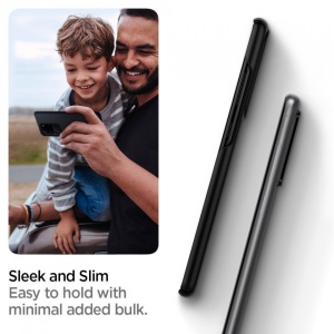 Husa Samsung Galaxy S20 Ultra- Spigen Thin Fit -Black - Img 6