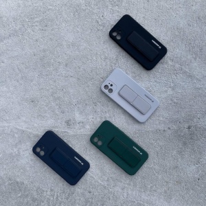 Husa Samsung Galaxy S21 Ultra 5G- Wozinsky Kickstand Case Silicone -Neagra - Img 2