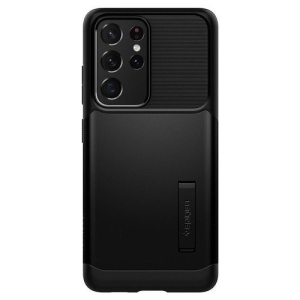 Husa Samsung Galaxy S21 Ultra -Spigen Slim Armor Neagra - Img 5