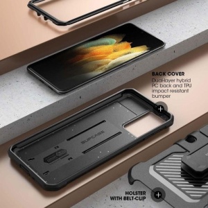 Husa Samsung Galaxy S21 Ultra -Supcase Unicorn Beetle Pro -Neagra - Img 7
