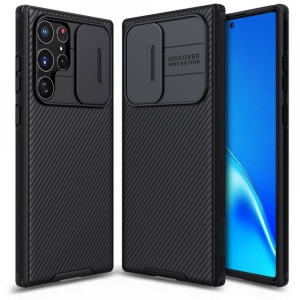 Husa Samsung Galaxy S22 Ultra Nillkin CamShield Pro Neagra - Img 1