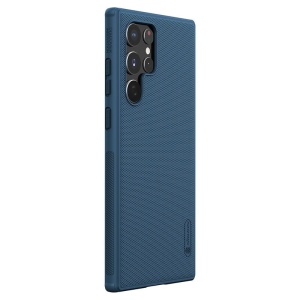Husa Samsung Galaxy S22 Ultra - Nillkin Super Frosted Shield Pro Albastra - Img 5
