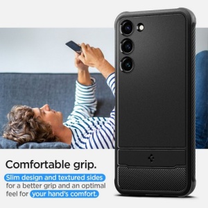 Husa Samsung Galaxy S23 Plus - Spigen Rugged Armor -Neagra - Img 7