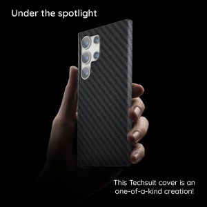 Husa Samsung Galaxy S24 Ultra Carbonite FiberShell neagra - Img 2