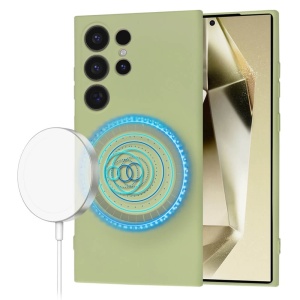 Husa Samsung Galaxy S24 Ultra SoftFlex Magsafe Matcha - Img 1