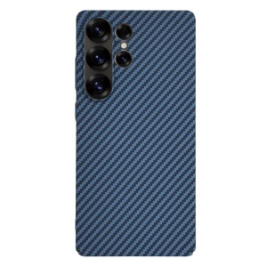 Husa Samsung Galaxy S25 Ultra Carbonite FiberShell albastra - Img 3