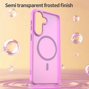 Husa Samsung Galaxy S26 Plus HaloFrost Magsafe roz - Img 3