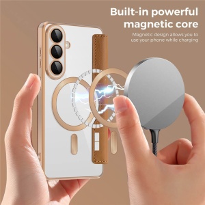 Husa Samsung Galaxy S26 Plus SmartMag Book Case Maro - Img 6