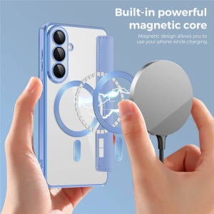 Husa Samsung Galaxy S26 SmartMag Book Case Bleu - Img 3