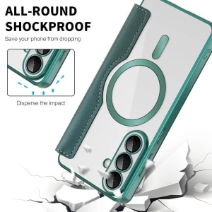 Husa Samsung Galaxy S26 SmartMag Book Case Verde - Img 4