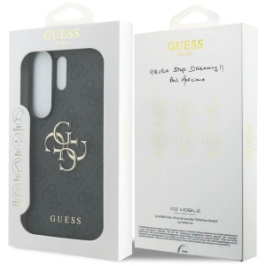 Husa Samsung Galaxy S26 Ultra Guess Hardcase 4G Big Metal Logo neagra - Img 7