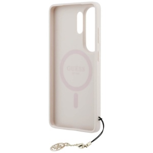 Husa Samsung Galaxy S26 Ultra Guess Hardcase 4G Classic Logo Charm Roz - Img 4