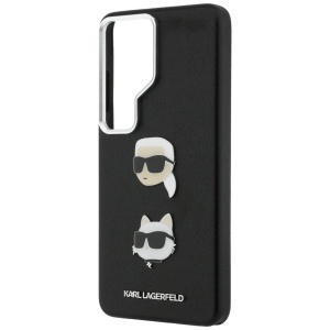 Husa Samsung Galaxy S26 Ultra Karl Lagerfeld Wrapped Leather Saffiano with with K&C Head Pin neagra - Img 6