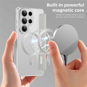 Husa Samsung Galaxy S26 Ultra SmartMag Book Case Gri - Img 6