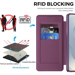 Husa Samsung Galaxy S26 Ultra SmartMag Book Case Mov - Img 4