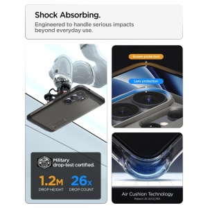 Husa Samsung Galaxy S26 Ultra Spigen Tough Armor Mag Magsafe Gunmetal - Img 10