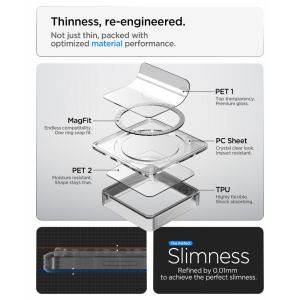 Husa Samsung Galaxy S26 Ultra Spigen Ultra Hybrid MagSafe Clear/White - Img 9